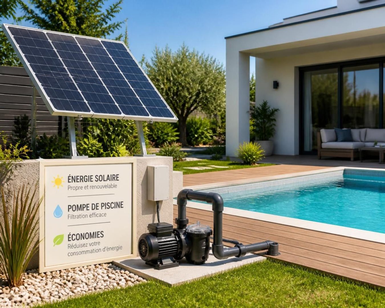 découvrez si une pompe de piscine peut être alimentée par des panneaux solaires, afin d'allier écologie et économies d'énergie pour votre installation.