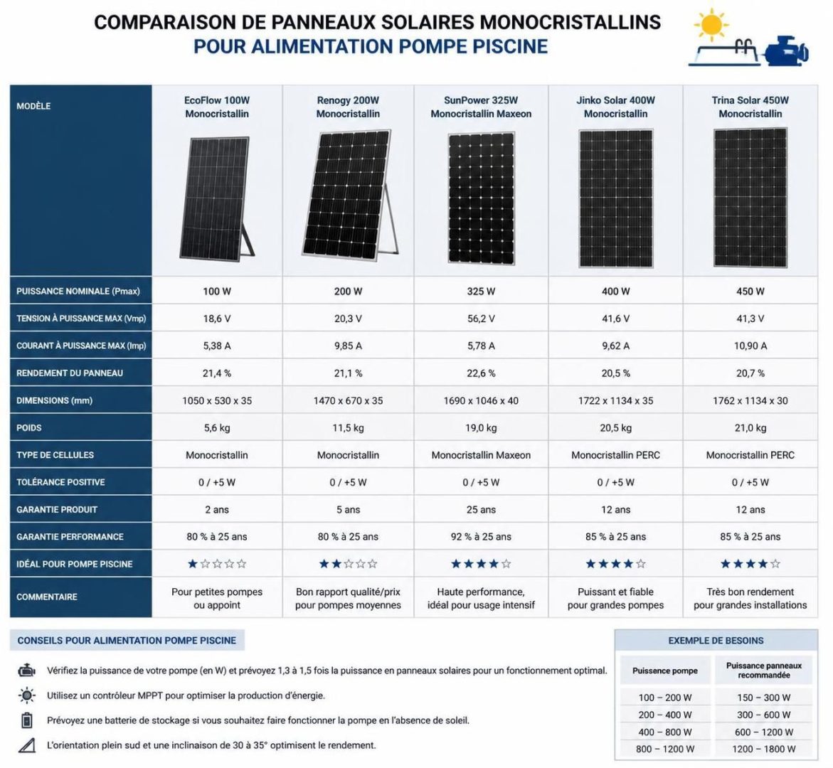 découvrez comment alimenter une pompe de piscine avec des panneaux solaires, les avantages écologiques et économiques, ainsi que les conseils pour une installation efficace.