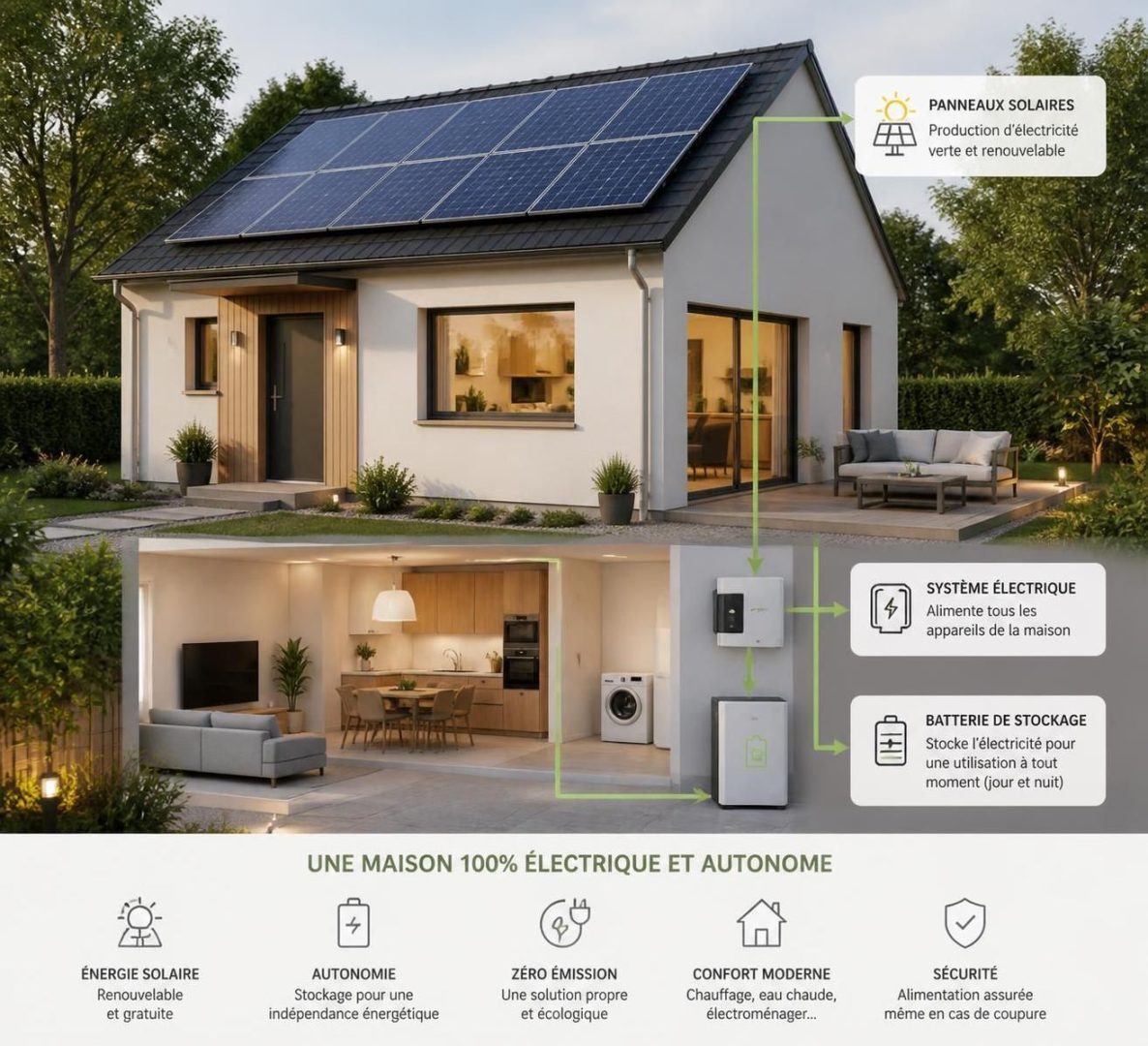 découvrez comment choisir la puissance solaire idéale pour une petite maison tout électrique afin d'optimiser votre autonomie énergétique et réduire vos factures.