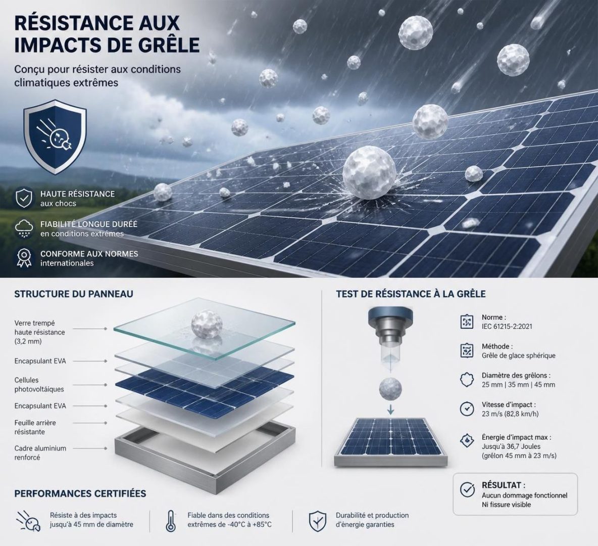 découvrez des méthodes efficaces pour protéger vos panneaux solaires contre les dommages causés par la grêle et assurer leur durabilité et performance.