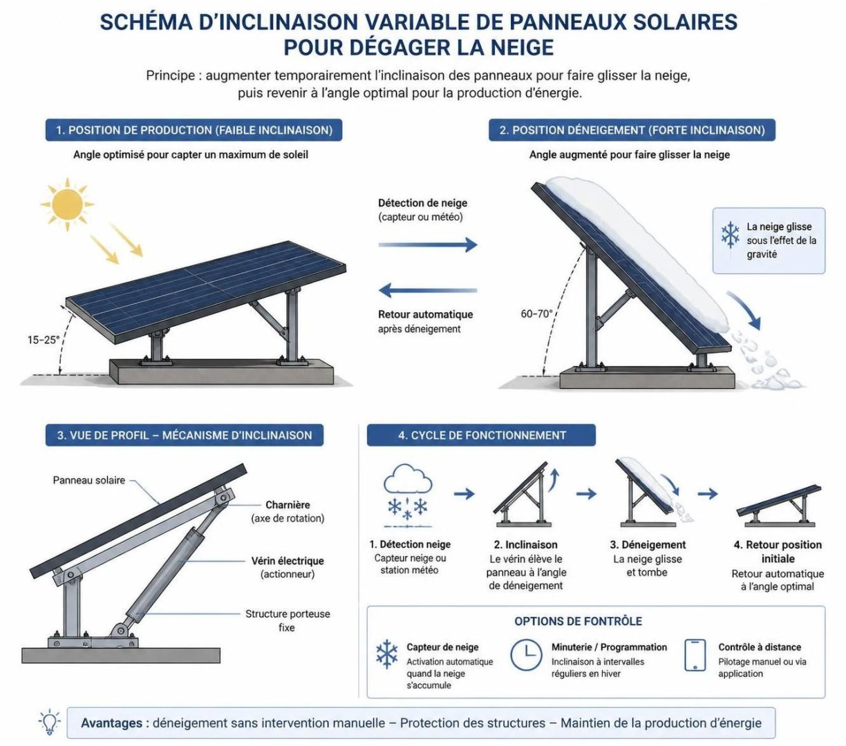 découvrez nos conseils essentiels pour l'entretien des panneaux solaires pendant les périodes de neige afin d'assurer leur efficacité et prolonger leur durée de vie.