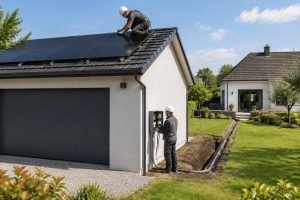 découvrez comment installer des panneaux photovoltaïques sur un garage non attenant : étude de la toiture, raccordement électrique, démarches et budget.